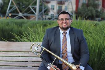 Altin Sencalar joins the Michael Bubl Big Band as a new member of the trombone section for the Higher World Tour