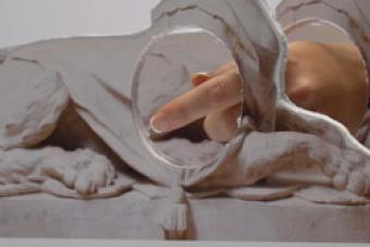 Virginia Lee Montgomery Sphinx sculpture