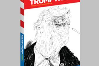 Trump portrait sketch book