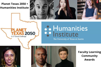 Learn more about Rosemary Candelario, associate professor of Performance as Public Practice, is awarded the Planet Texas 2050 + Humanities Institute Faculty Learning Community award.