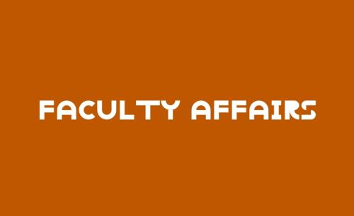 Faculty Affairs