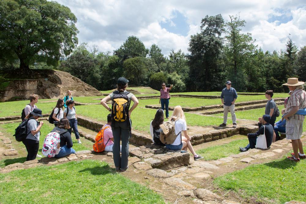 Iximché, a Postclassic archaeological site in the western highlands of Guatemala