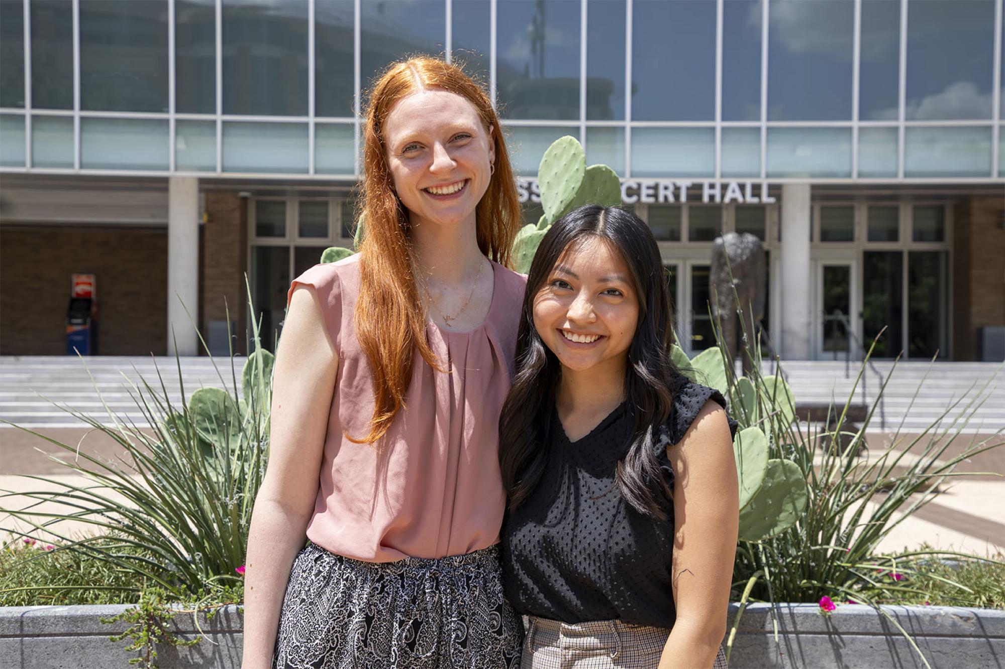 Two graduates of the Texas Performing Arts’ Emerging Arts Professionals program