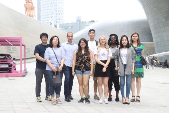 A team of students and their mentors spend the summer in Seoul, Korea to build an app to address mental health issue in South Korea.