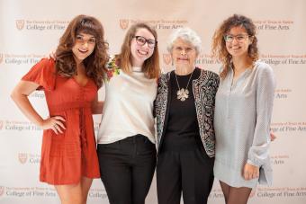 Students with a donor who endowed their scholarships