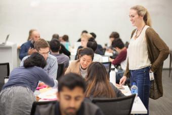 students in IBM class