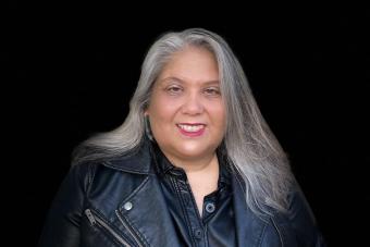 Headshot for writer, performer, director and creative producer Virginia Grise