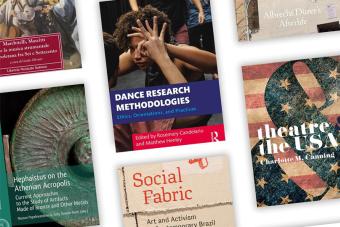 Composite image of book covers published by College of Fine Arts faculty members in 2023-24