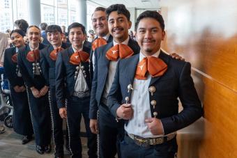 Group Shot of Mariachi Paredes de Tejastitlán