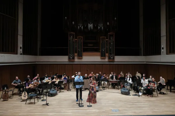 Bereket Performs on the Bates Recital Hall Stage
