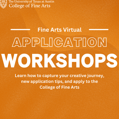 Fine Arts Virtual Application Workshops