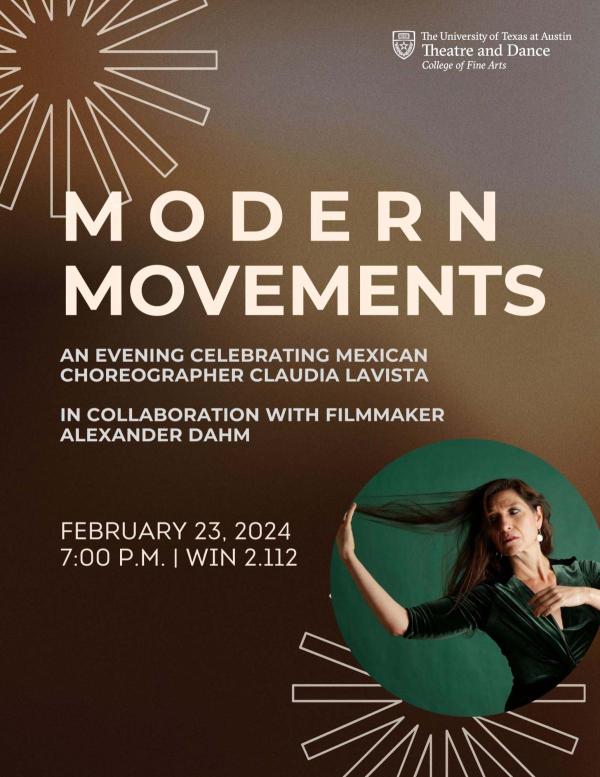 Event Modern Movements Claudia Lavista Screening