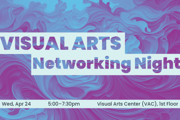 Banner for Visual Arts Networking Night