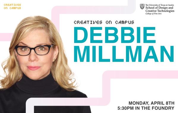 Award winning graphic designer Debbie Millman comes to SDCT on Monday April 8th at 5 30 PM in The Foundry