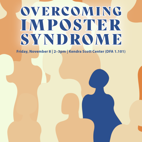 Banner for Overcoming Imposter Syndrome workshop