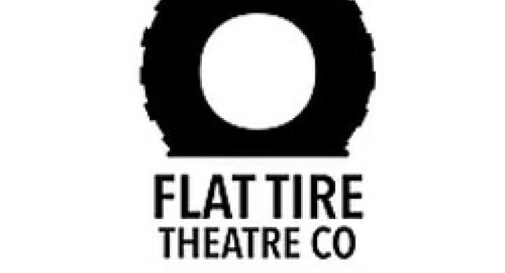 an image of a tire for Flat Tire Theatre logo