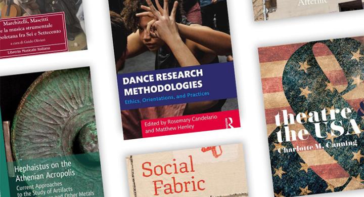 Composite image of book covers published by College of Fine Arts faculty members in 2023-24