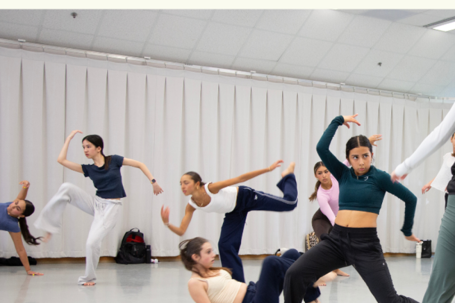 poster for Theatre and dance youth summer camp dance intensive 