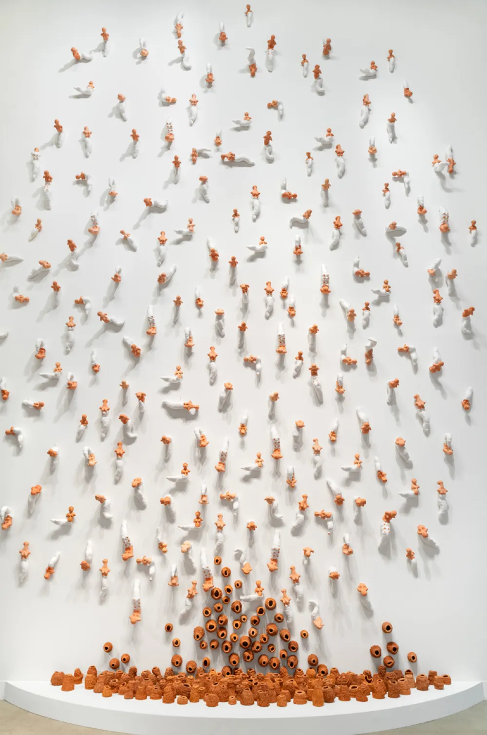 Installation view of Social Fabric: Art and Activism in Contemporary Brazil, Sept. 23, 2022 – March 10, 2023, Visual Arts Center.