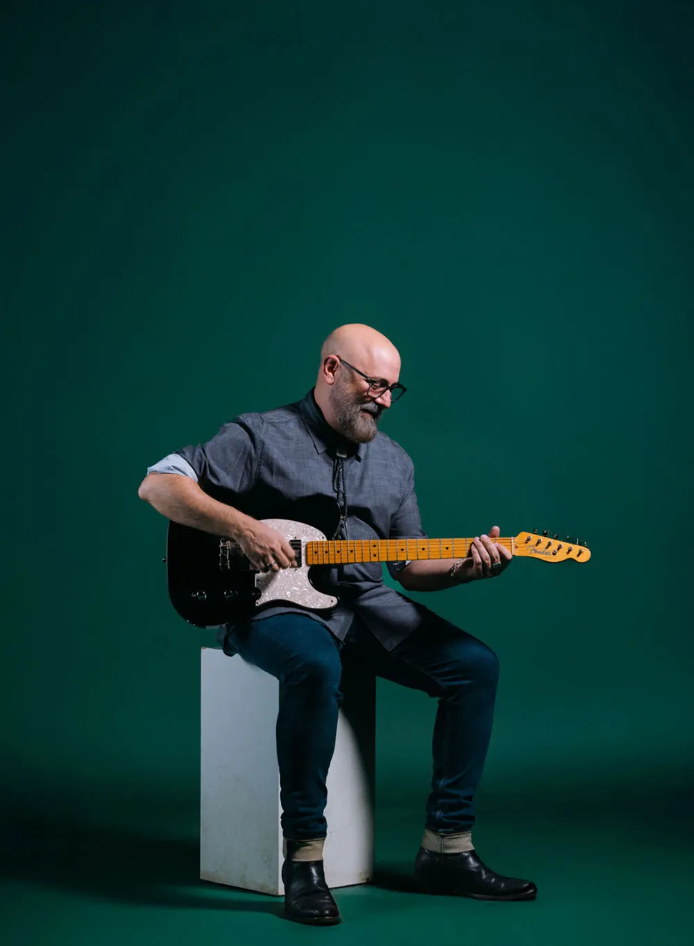 Musician and College of Fine Arts staff member Andy Stoltz