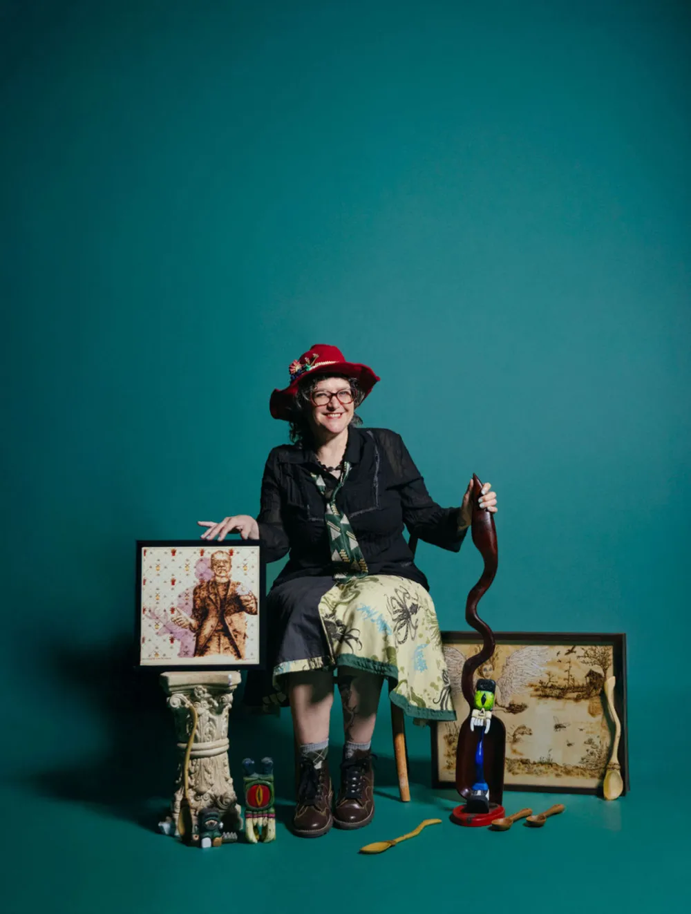 Artist and College of Fine Arts staff member Sarah Snow