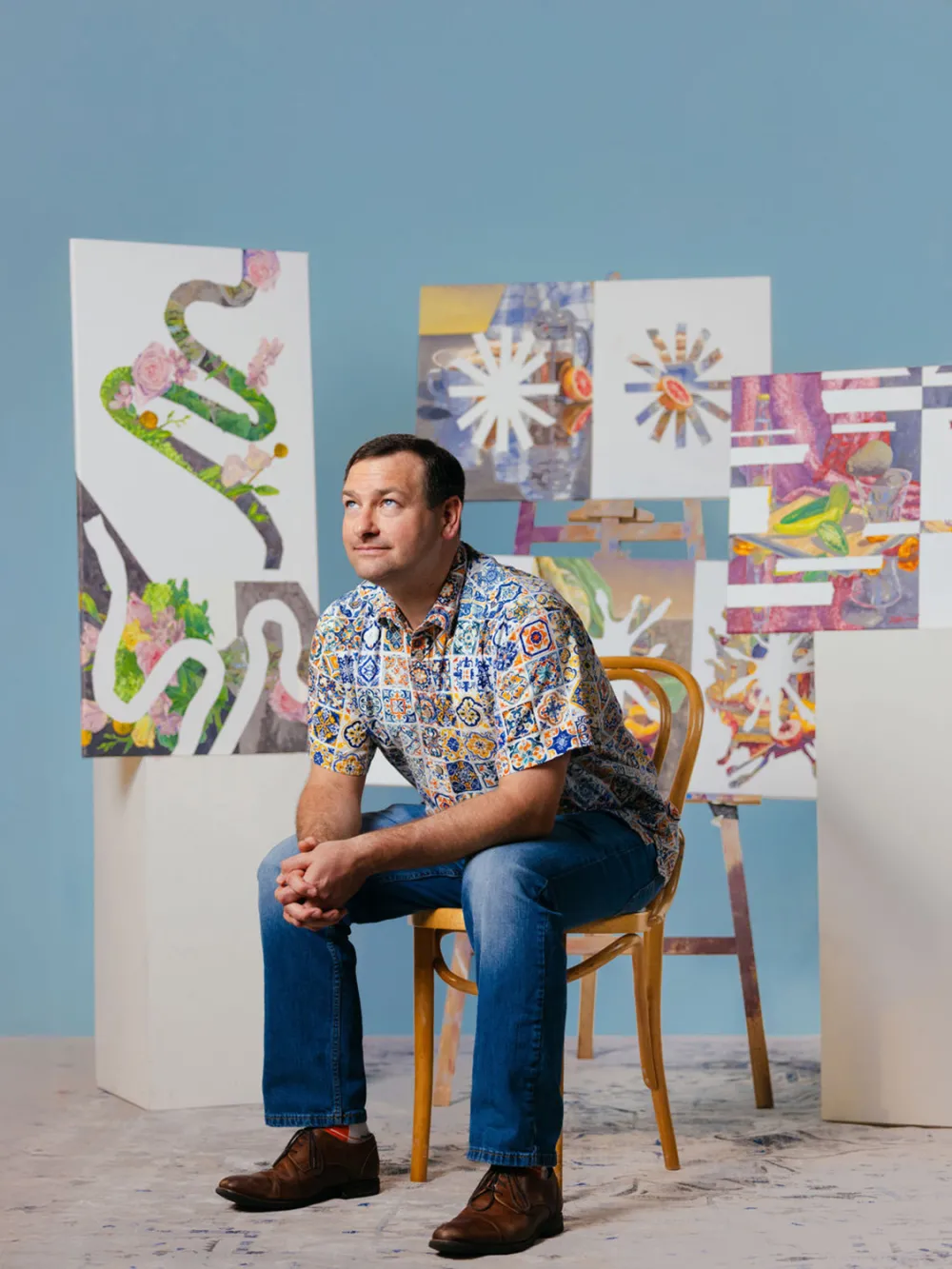 Artist and College of Fine Arts staff member Tim Creswick