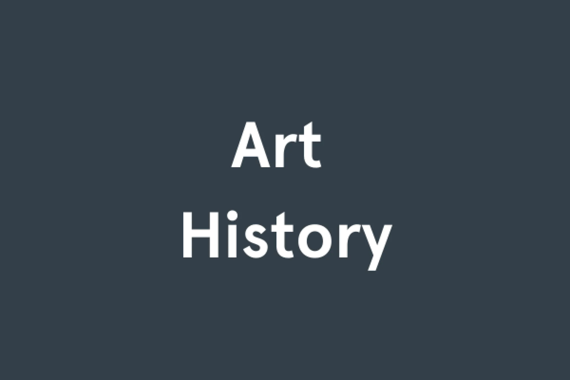 Art History