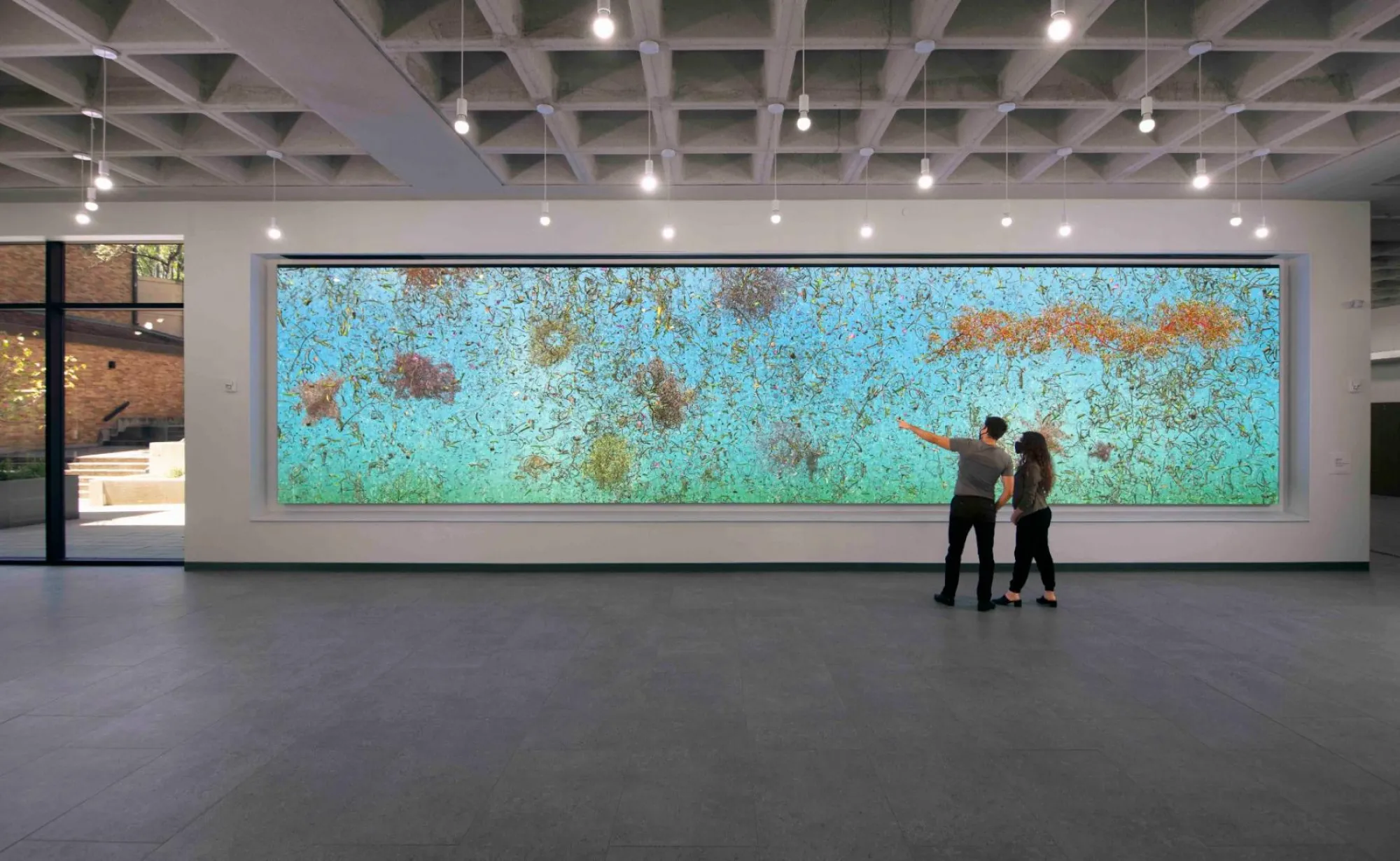 Jennifer Steinkamp, EON, 2020. Photo by Christina Murrey. Courtesy of Landmarks, the public art program of The University of Texas at Austin.