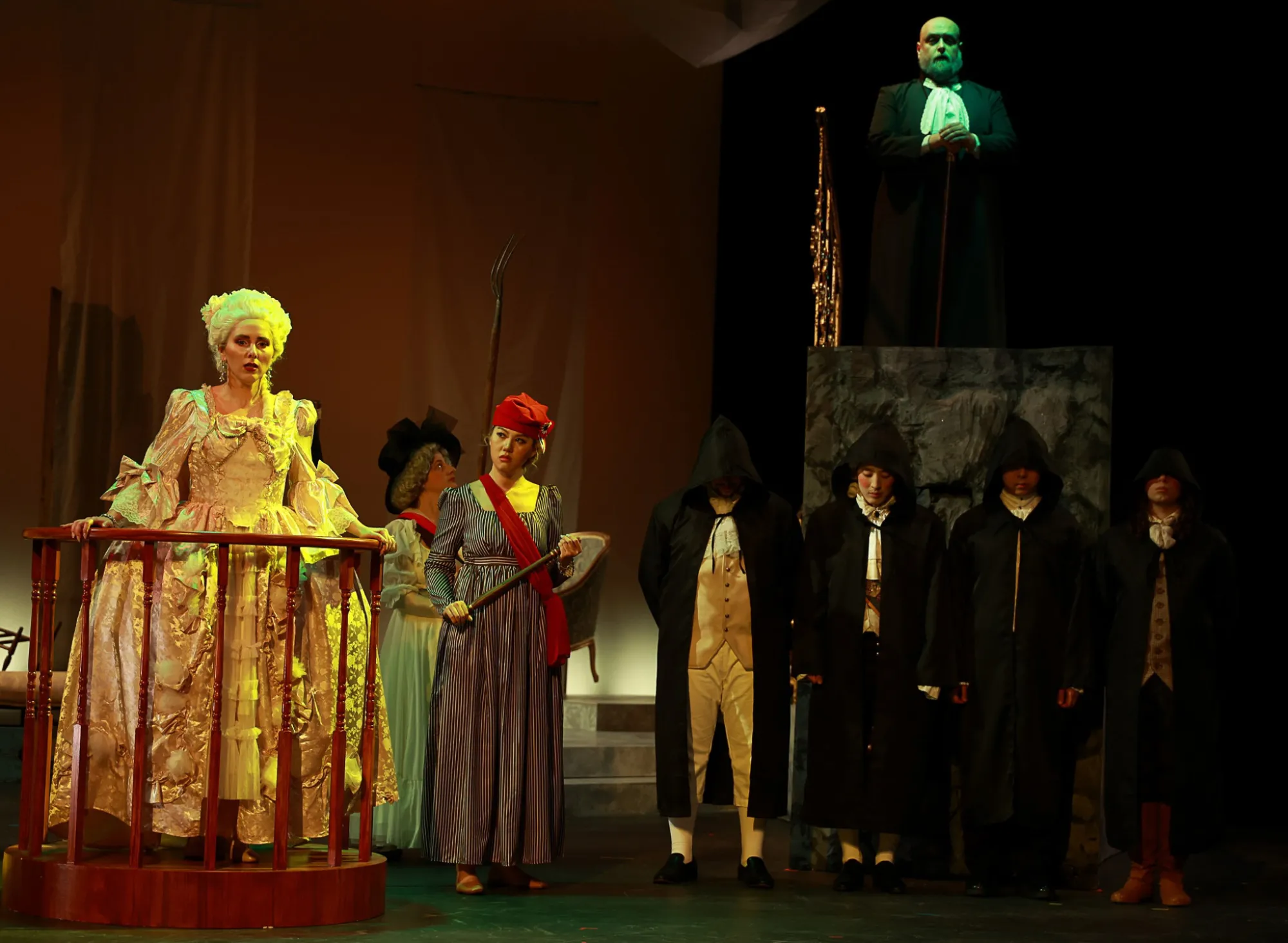 Production still from The Ghosts of Versailles