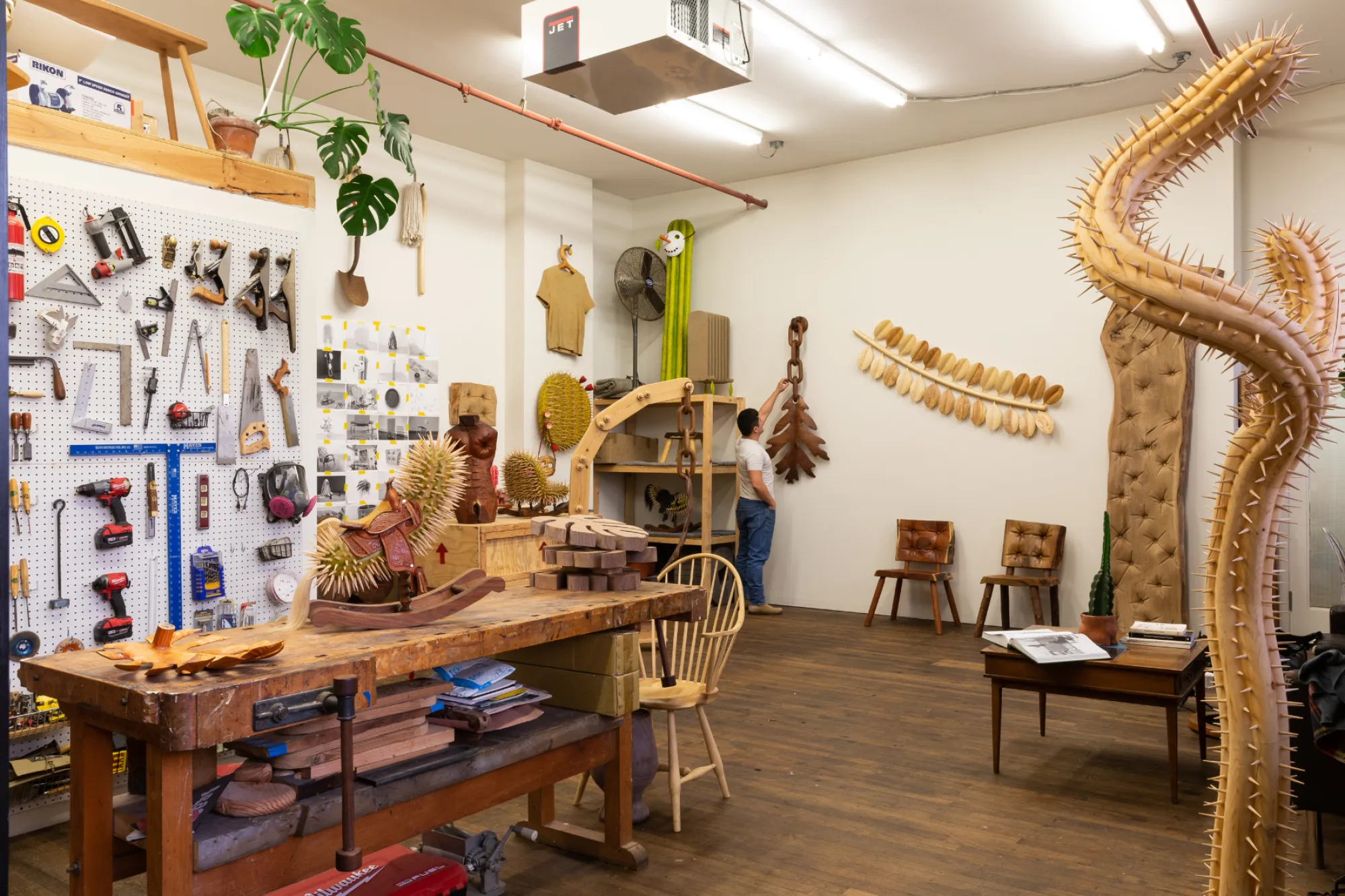 Raul De Lara in his New York studio