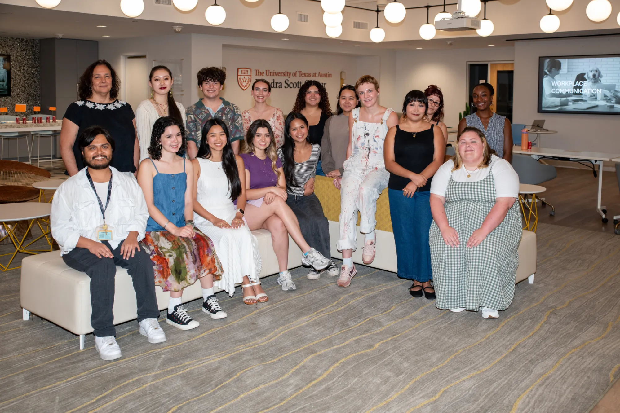 Group of Arts Admin Fellowship students and staff