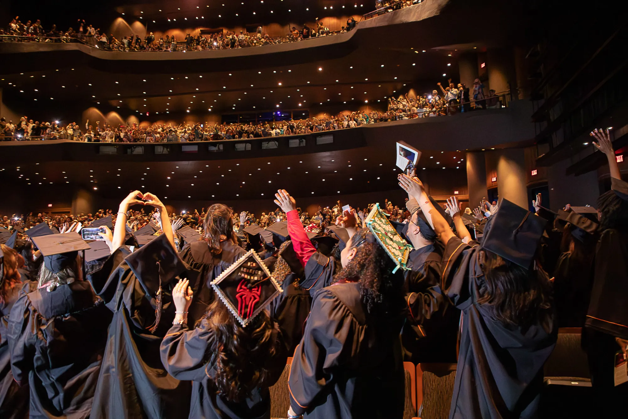 College of Fine Arts graduates celebrate at their commencement ceremony 