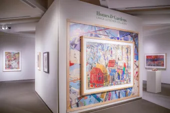 Homes &amp; Gardens: Lance Letscher B.F.A., Studio Art, 1985; M.F.A., 1989 Collages at the McNay Art Museum, San Antonio