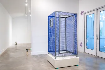 Suspicion is a material in Ariel Woods M.F.A., Studio Art, 2022 solo exhibition, raze