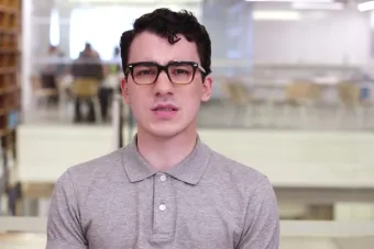 Robert Di Donato wearing glasses