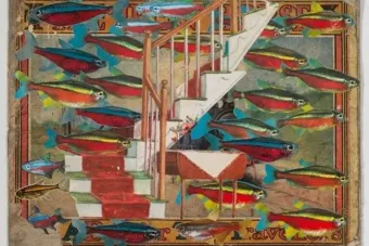 Lance Letscher presents his work Bird &amp; Fishes at Stephen L. Clark Gallery
