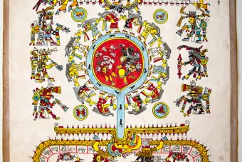 A tile from the Codex Borgia