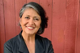 Headshot for faculty member and theatre-maker KJ Sanchez, who was recently selected for a residency at The Ground Floor