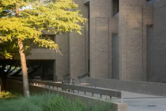Exterior view of Butler School of Music