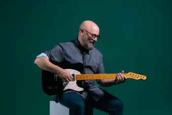 Musician and College of Fine Arts staff member Andy Stoltz