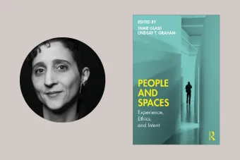 Portrait of Tamie Glass and image of People and Spaces: Experiences, Ethics, and Intent