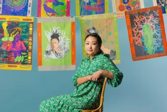 Artist, designer and College of Fine Arts staff member Misa Yamamoto