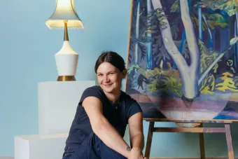 Artist and College of Fine Arts staff member Rowan Howe