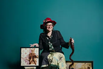 Artist and College of Fine Arts staff member Sarah Snow