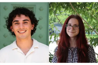 two student headshots side by side