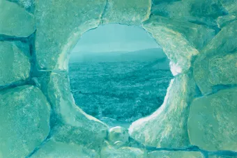 Colleen Blackard, Assisi, 2025,  Monotype on paper,