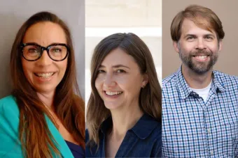 Anita Bennett, Karli Capps and James Tolleson received 2026 President's Outstanding Staff Awards.