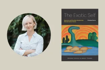 C. Burns and book cover