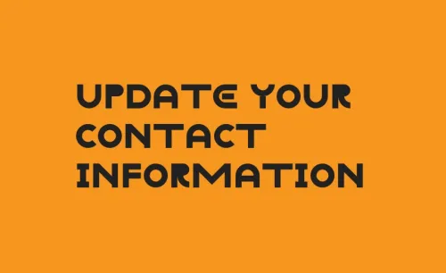 Update your contact information