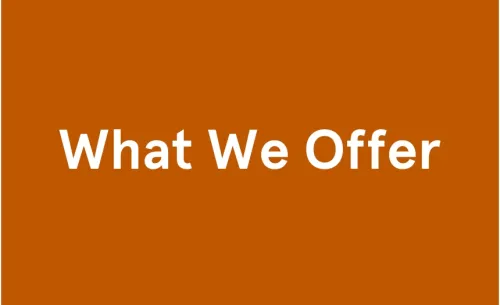 What We Offer
